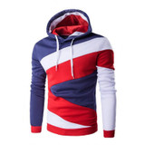 2016 Hoodies Men Sudaderas Hombre Hip Hop Mens Brand Oblique Zipper Button Hoodie Sweatshirt Slim Fit Men Hoody 3XL
