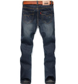 2016 high quality Retro Teenage Men Jeans Slim Straight Pants Spring and summer Casual Loose Pants Brand biker jeans Streetwear
