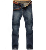 2016 high quality Retro Teenage Men Jeans Slim Straight Pants Spring and summer Casual Loose Pants Brand biker jeans Streetwear