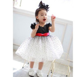 2016 Girls Dress Baby Girls Kids Children Summer Princess Bow Elegant Party Formal Dress Clothes