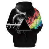 Mr.1991INC Brand Sweatshirts Men/women 3d Sweatshirts Print Sunlight Refraction Rainbow Hooded Hoodies Pullover Tops Hoody
