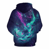 Mr.1991INC Autumn Winter Pullover Sweatshirts Men/Women Hoodies Dreamy Colorful Print Hoodie Men hoody Tops