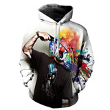 Mr.1991INC Autumn Winter Fashion Men/women Hoodies With Cap Print Gun Clown Hooded Hoody Sweatshirt 3D lovely Tracksuits