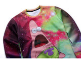 Mr.1991INC Autumn tops men/boy cartoon sweatshirts 3d print animation character funny galaxy hoodies pullover