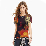 Mr.1991INC 3d T-shirt Men/Women Summer Tees Print Color Blocks 3d T shirt Fashion Brand Tshirts