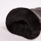 MPPM Hot Sale Men sheepskin gloves genuine leather glove for men winter Outdoor warm fur thickening thermal patchwork gloves