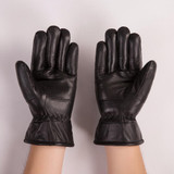 MPPM Hot Sale Men sheepskin gloves genuine leather glove for men winter Outdoor warm fur thickening thermal patchwork gloves