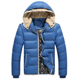 Mountainskin Winter Men's Jackets 4XL Casual Hooded Coats Men Parkas Thick Slim Fit Padded Coats Male Outerwear Warm SA339