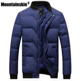 Mountainskin Winter Jackets Men's Parkas 4XL Casual Thicken Coats Men Outerwear Stand Collar Male Jackets Brand Clothing SA361