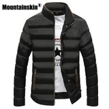 Mountainskin Winter Jackets Men's Coats 4XL Casual Solid Parkas Men Outerwear Stand Collar Male Jackets Brand Clothing SA358