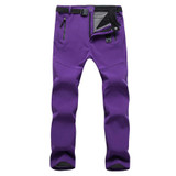 Mountainskin New Men Women's Winter Pants Waterproof Men Fleece Pants Women Warm Casual Trousers Brand Men Clothing LA579