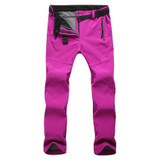 Mountainskin New Men Women's Winter Pants Waterproof Men Fleece Pants Women Warm Casual Trousers Brand Men Clothing LA579