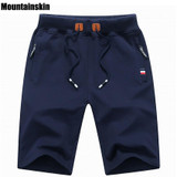 Mountainskin 2017 Solid Men's Shorts 4XL Summer Mens Beach Shorts Cotton Casual Male Shorts homme Brand Clothing SA210