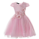 Mottelee Girls Dress Elegant Baby Princess Frocks Flower Children Ball Gown Mesh Kids Party Wedding Dresses Clothing for Girl