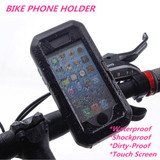 Motorcycle Bicycle Phone Holder Mobile Phone Stand Support For iPhone7/7 Plus/6/6s Plus/5/5s/SE GPS Bike Holder Waterproof Case