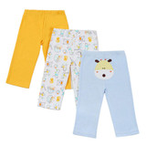 Mother Nest Brand 3pcs/lot Cotton Baby Pants Toddler Girl Leggings Elastic Waist Trousers Baby Clothes