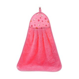 Mosunx Busines Hand Towel Soft Plush Hanging Wipe Bathing Towel