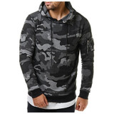 2017 New Autumn Hoodies Men Fashion Brand Pullover Camouflage Hooded Sportswear Sweatshirt Men'S Tracksuits Moleton XXXL