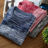 2017 New Autumn Fashion Brand Casual Sweater O-Neck Striped Slim Fit Knitting Mens Sweaters And Pullovers Men
