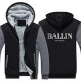 2017 new autumn and winter hoodies cotton fleece thickening Ballin Amsterdam Graphic Unisex sweatshirt long sleeve hoodie