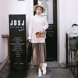 2017 New Autumn And Winter High Waisted Skinny Female Velvet Skirt Pleated Skirts Pleated Skirt Free Shipping 2017 New Autumn And Winter High Waisted Skinny Female Velvet Skirt Pleated Skirts Pleated Skirt Free Shipping