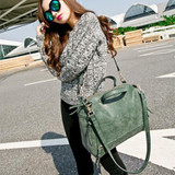 2017 New Arrive Women Shoulder Bag Nubuck Leather Vintage Messenger Bag Motorcycle Crossbody Bags Women Bag