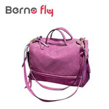 2017 new arrive women shoulder bag nubuck leather vintage messenger bag motorcycle shoulder bags women's bag dollor price