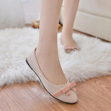 2017 New Arrive Fashion Women Shoes Spring Bowknot Single Shoes Ladies Flat Leisure Sweet Darling Casual Female Students Shoes