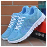 2017 New Arrivals Women Shoes Breathable Women Casual Shoes Fashion Shoes Woman Flats Lace Up Shoes tenis Blue