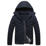 2017 New Arrivals Winter Jacket for Men Thicken Warm Outwear Removable Hooded Thermal Down Cotton Parkas Stand Collar Warm Parka