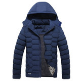 2017 New Arrivals Winter Jacket for Men Thicken Warm Outwear Removable Hooded Thermal Down Cotton Parkas Stand Collar Warm Parka