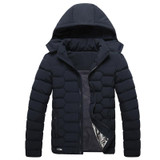 2017 New Arrivals Winter Jacket for Men Thicken Warm Outwear Removable Hooded Thermal Down Cotton Parkas Stand Collar Warm Parka