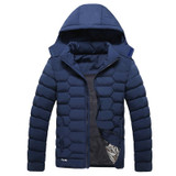 2017 New Arrivals Winter Jacket for Men Thicken Warm Outwear Removable Hooded Thermal Down Cotton Parkas Stand Collar Warm Parka