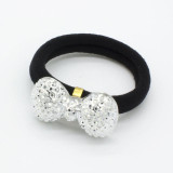 2017 New Arrivals Sweet woman fashion Solid Shining Rhinestones High Elastic Hair Bands Women elasticity Headwear