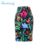 2017 new arrival Women pencil skirts blue flower print bodycon lady midi saia fashion faldas mujer girls bodycon bottoms