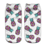 2017 New arrival Women Low Cut Ankle Socks Funny Aliens 3D Printing Sock Cotton Hosiery Printed Sock