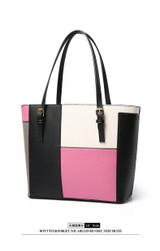 2017 New Arrival Women Handbags Fashion Ladies Shoulder Panelled Messenger Patchwork Crossbody Bags Casual Tote Rivet Hobos Bag