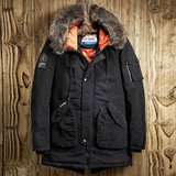 2017 New Arrival Winter Jacket Men Long Design Warm Thicken Coats Male Fashion Fur Collar Hooded Parkas Men's Windbreak Outwear