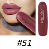Miss Rose lipstick 10 colors waterproof Vampire Brown Beauty Red Baby Lips Batom matte lipstick Makeup Miss Rose lipstick 10 colors waterproof Vampire Brown Beauty Red Baby Lips Batom matte lipstick Makeup