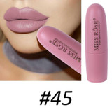 Miss Rose lipstick 10 colors waterproof Vampire Brown Beauty Red Baby Lips Batom matte lipstick Makeup Miss Rose lipstick 10 colors waterproof Vampire Brown Beauty Red Baby Lips Batom matte lipstick Makeup