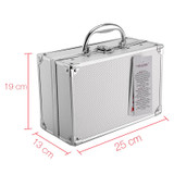 Miss Rose Colour Makeup Suits Artist Professional 3Layers Of Silver Aluminum Box With Brush Mirror Multifunctional Cosmetic Tool