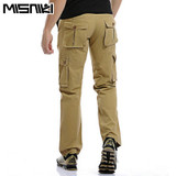 MISNIKI Good Quality Military Cargo Pants Men Hot Camouflage  Cotton Men Trousers  7 Colors