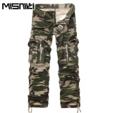 MISNIKI Good Quality Military Cargo Pants Men Hot Camouflage  Cotton Men Trousers  7 Colors