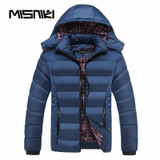 MISNIKI 2017 Hot Fashion Warm Autumn Winter Jacket Men Hooded Casual Slim Mens Winter Parkas Coat