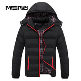 MISNIKI 2017 Hot Fashion Warm Autumn Winter Jacket Men Hooded Casual Slim Mens Winter Parkas Coat