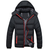 MISNIKI 2017 Autumn Winter Jacket Men Casual Slim Hooded Winter Coat Male Warm Parka Hombre