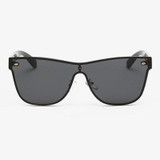 Mirror sunglasses women luxury sunglasses Conjoined Spectacle Lens brand designer Rimless oculos de sol sunglasses female