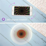 Mirror Finger Ring Stand 360 Degree Rotation Phone Holder - Gold