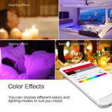 MIPOW Bluetooth Smart LED Light Bulbs APP Smartphone Group Controlled Dimmable Color Changing Decorative Christmas Party Lights