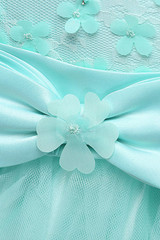 Mint Green Knee Length Flower Girl Dresses 2018 Lace Appliques Sleeveless First Communion Dresses For Girls Kids Evening Gowns